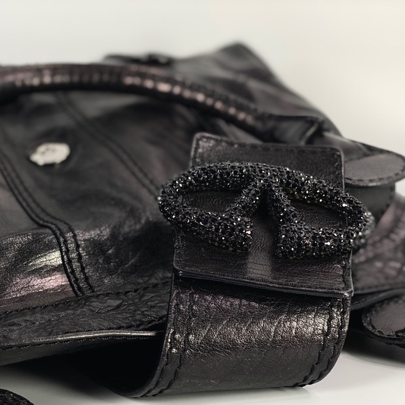 Authentic Valentino Metallic Catch Satchel - Picture 10 of 14